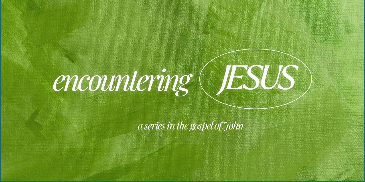 encountering Jesus - a series in the gospel of John